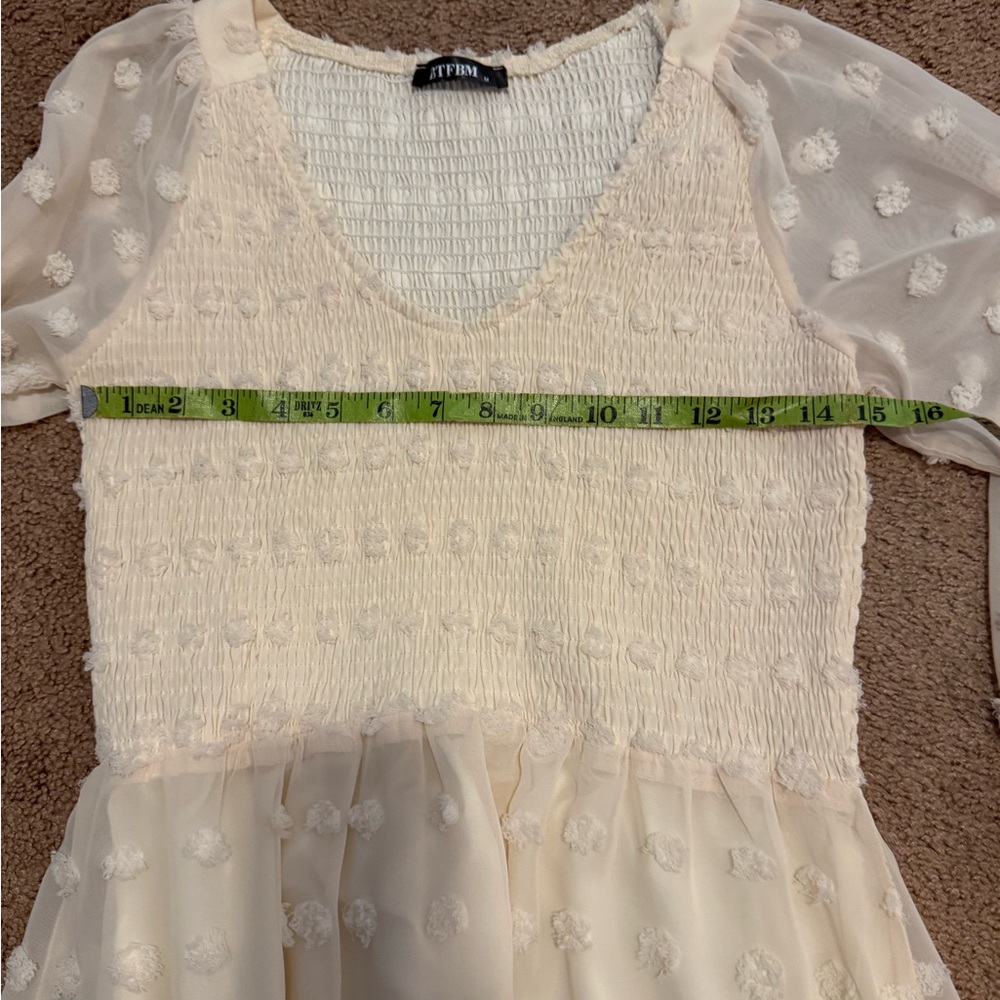 BTFBM Cream Polka Dot Dress - Picture 10 of 10
